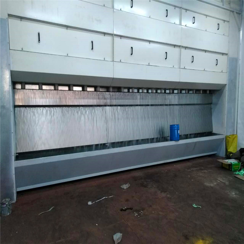 The water curtain painting room