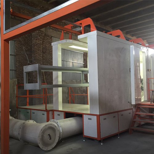 Wrought Iron Powder Coating Line Industrial Powder Coating Equipment